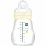 Comprar Biberón de vidrio mam - 170 ml - 0 a 6 meses - flow teat 1 - blanco