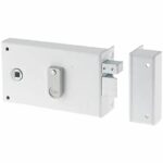 Comprar Cerradura horizontal de superficie con rodillo - yale - yah37d - blanco - 2 llaves incluidas - versión derecha