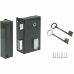 Comprar Cerradura vertical de superficie con rodillo izquierdo - yale - yav36g - caqui - 2 llaves incluidas - puerta de comunicación interior