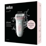 Comprar Depiladora eléctrica - braun - silk epil 7 se 7-000 - 2 velocidades - sin cable - 40 min - blanco / rosa