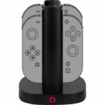 Comprar Estación de carga - konix - 2 pares de mandos joy-con - indicador led de carga - conexión usb-a - negro