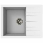 Comprar Fregadero - resina smc - blanco liso - encastrable - stradour - cubo 1c xs - 62 x 50 cm