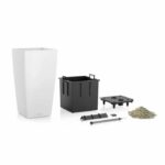 Comprar Jardinera - lechuza - cubico color 30 - pizarra - sistema de riego por riego - resistente a las heladas