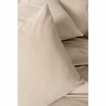 Comprar Juego de cama - 1 funda nórdica 220x240 cm + 2 fundas de almohada 60x60 cm - 100% algodón - beige