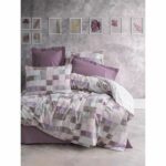 Comprar Juego de cama - 1 funda nórdica 220x240 cm + 2 fundas de almohada 60x60 cm - 100% algodón - rosa