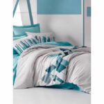 Comprar Juego de cama - 1 funda nórdica 220x240 cm + 2 fundas de almohada 60x60 cm - 100% algodón - verde