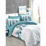 Comprar Juego de cama - 1 funda nórdica 220x240 cm + 2 fundas de almohada 60x60 cm - 100% algodón - verde