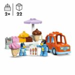Comprar Lego duplo 10458 visita a la heladería de bluey - set de construcción para niños de 2 años