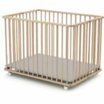 Comprar Parque plegable rectangular - webaby - cali - 70 x 100 cm - hasta 24 meses - haya cruda