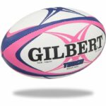 Comprar Pelota de rugby gilbert touch - talla 4 - hombre - rosa y azul
