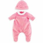 Comprar Pijama y gorro rosa - corolle - ropa - para muñeca de 36cm - a partir de 2 años