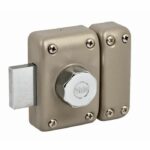 Comprar Pulsador/cilindro cerradura puerta - yale - yv25bt-45 - protección antidesgarro - 4 llaves - beige