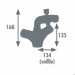 Comprar Rousseau grifo monomando termostático para baño y ducha volga 2 - orificio simple