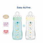 Comprar Set de 2 biberones - mam baby - easy active - +6 meses - 330 ml - tetina x flow - hielo + perla