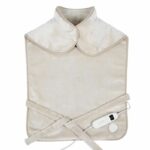 Comprar Almohadilla térmica para espalda y cuello - livoo - dos218c - 100 w - 60 x 90 cm - franela - lavable a máquina 30° - 50-65° - crema