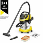 Comprar Aspirador en seco y húmedo karcher wd 5 s v-30/5/22 - depósito acero inoxidable 30 l - 1100w (función soplador)