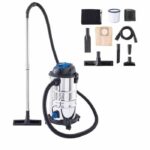 Comprar Aspiradora en seco y húmedo vc30 premium - 1500 w - tanque de acero inoxidable de 30 l - scheppach