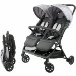 Comprar Bambisol - ds209 gris negro - cochecito doble lado a lado | para gemelos desde el nacimiento
