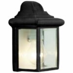 Comprar Brillante luz de pared al aire libre nissie noir e27 1x40w
