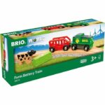 Comprar Brio tren agrícola a batería - circuito de madera