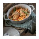 Comprar Cacerola ovalada de hierro fundido - livoo - mep129g - gris