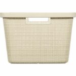 Comprar Cesta para la ropa sucia - curver - yute - 46 l - beige