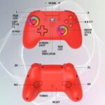 Comprar Controlador inalámbrico - subsonic - switch 2 / switch - led programables - vibraciones - giroscopio - rojo
