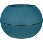Comprar Jardinera redonda riviera granit boule - plástico - diámetro 50 cm - azul