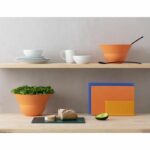 9 l con cubiertos para ensalada - bodum - topee - bellini naranja