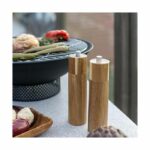 Comprar Juego de 2 molinillos manuales de sal y pimienta - livoo - men425 - 40 ml - madera de acacia - molinillo de cerámica - molino ajustable