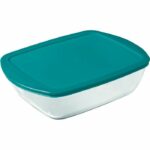 Comprar Juego de 3 platos con tapa - pyrex - cook & store - vidrio - rectangular - 0