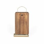 Comprar Juego de 4 tablas de cortar - livoo - mes152 - madera de acacia fsc - 22 x 14 cm - soporte de metal