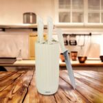 Comprar Juego de 5 cuchillos - jocca - taco de polipropileno - beige