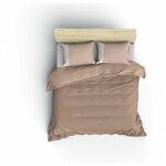 Comprar Juego de cama - 1 funda nórdica 220x240 cm + 2 fundas de almohada 60x60 cm - 100% algodón - visón