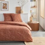 Comprar Juego de cama - today crazy - estampado floral - 2 personas - 220 x 240 cm - naranja