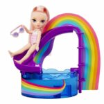 Comprar Juego de mesa - mga - piscina arcoiris con tobogán - muñeca blush - 10 piezas - multicolor