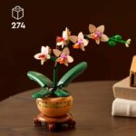 Comprar Lego botany 10343 orquídea en miniatura: flores artificiales: idea de regalo para mujeres