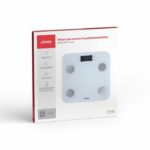 Comprar Livoo dom427w - báscula de pesaje corporal - 13 memorias de usuario - 180 kg - bandeja pantalla lcd de vidrio templado - blanco