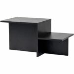 Comprar Mesa de centro - harmony - rectangular - negra - 80 x 40 x 40 cm
