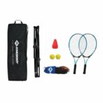 Comprar Mochila de tenis - schildkrot - 2 raquetas + fundas - 2 pelotas de espuma Ø7mm - red autoportante 75x300 cm - 6 conos de marcado