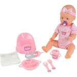 Comprar Nuevo born baby pink baby doll 43cm bebidas pee