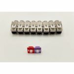 Comprar Pack de 8 conectores rj45 cat.6a keystone - lineal - prc624ak8 - 2 con placas frontales de colores