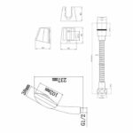 Comprar Rousseau manguera combinada 3 chorros stop'o chrome