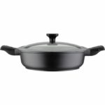 Comprar Sartén easy click de aluminio y plástico de 28 cm con tapa de cristal - gsw - 167833 - negra