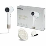 Comprar Secador de pelo - medion - md19983 - 1600 w - 2 velocidades - 85°c - diseño led - blanco