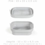 Comprar Set de 4 accesorios para freidora sin aceite - livoo - men428 - 1 molde plegable 2 en 1 - 1 juego de 12 moldes - 1 cepillo - 1 pinza
