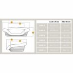 Comprar Sofá cesta 4 - celeste - pequeño - ovalado - interior - cojín separado