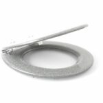 Comprar Asiento de inodoro - gelco design - cierre suave magnético - gris brillante