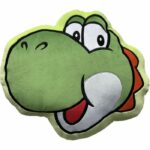 Comprar Cojín 3d - mario bros - cara de yoshi - microfibra - 40 cm