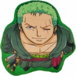 Comprar Cojín 3d - one piece - roronoa zoro - microfibra - 40 cm